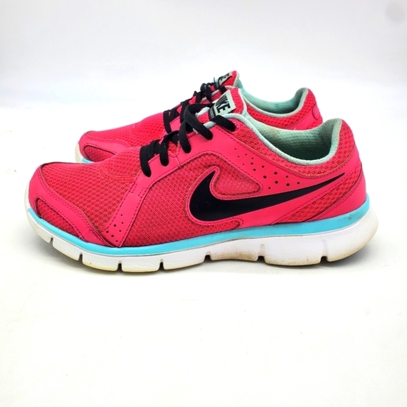Nike Shoes Women's 9.5 Flex Experience RN 2' 599538-602 Pink Blue Sneakers - Picture 1 of 11